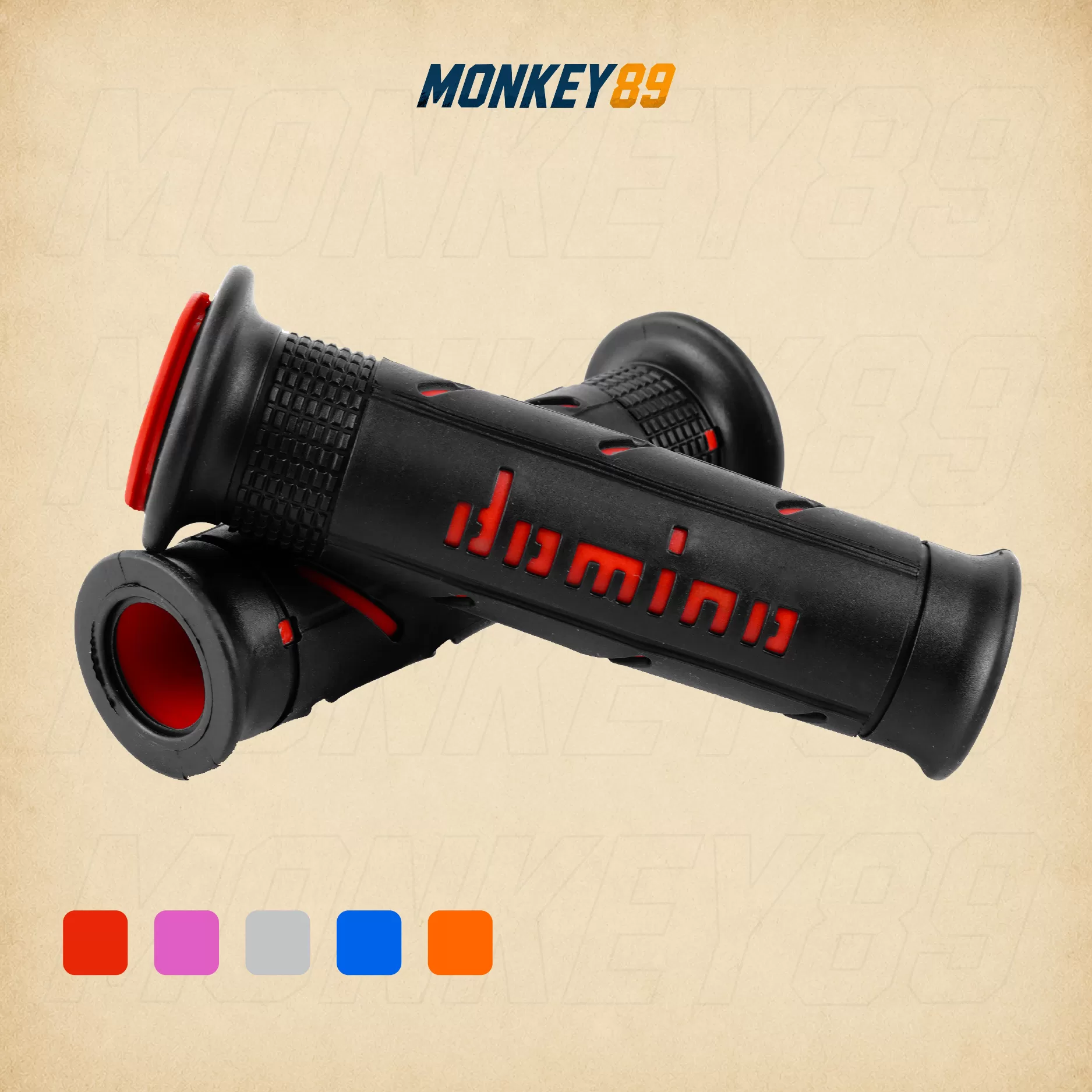 BAO TAY DOMINO A250 ROAD RACING - MÀU ĐEN ĐỎ - CHÍNH HÃNG Ý