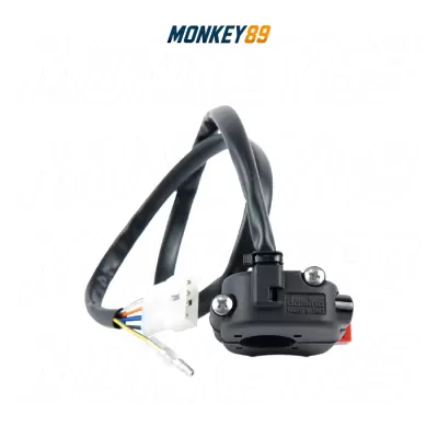 CÔNG TẮC PHẢI DOMINO 9A ON/OFF-ROAD TÍCH HỢP NÚT ĐỀ & NGẮT ĐỘNG CƠ CHÍNH HÃNG Ý