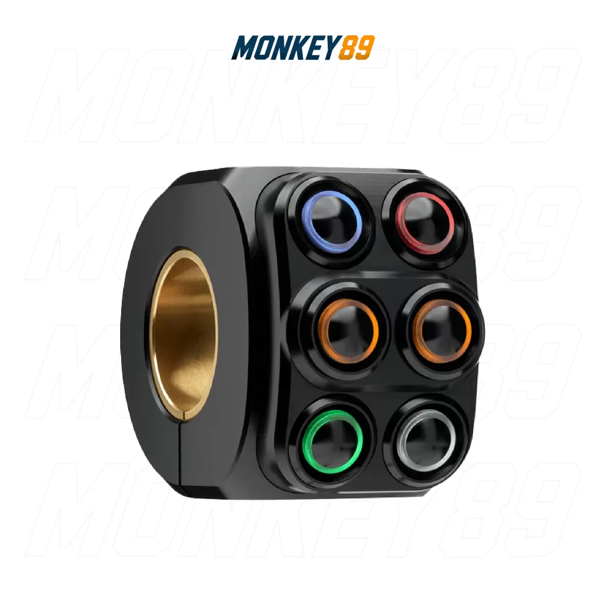 CỤM CÔNG TẮC MOTOGADGET MO.SWITCH PRO 6 NÚT - NHÔM NGUYÊN KHỐI CNC TÍCH HỢP ĐÈN LED CHÍNH HÃNG ĐỨC - ảnh 1