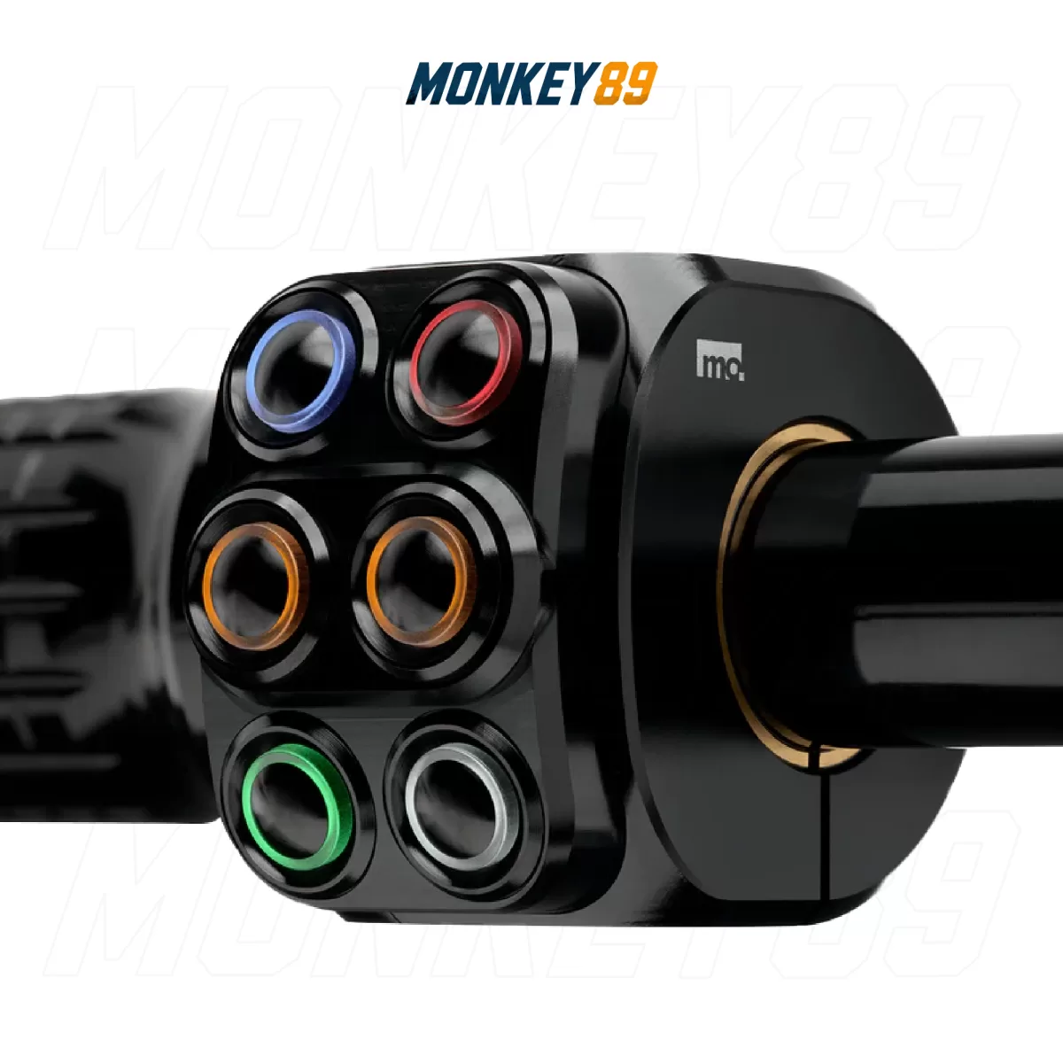 CỤM CÔNG TẮC MOTOGADGET MO.SWITCH PRO 6 NÚT - NHÔM NGUYÊN KHỐI CNC TÍCH HỢP ĐÈN LED CHÍNH HÃNG ĐỨC - ảnh 4