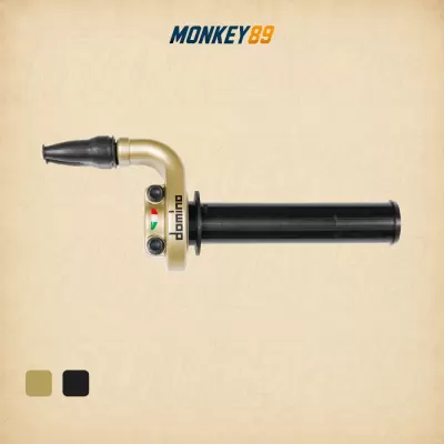 Cùm ga đôi tăng tốc domino krr 03 racing vàng gold hành trình siêu ngắn chính hãng ý