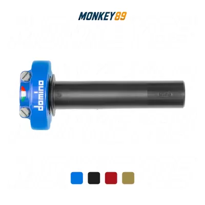 CÙM GA DOMINO XM2 PUSH-PULL MÀU XANH DƯƠNG KÈM 3 VÒNG CHỈNH HÀNH TRÌNH TĂNG TỐC CHÍNH HÃNG Ý (COPY)