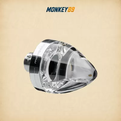 Gù xi nhan motogadget mo.blaze cone chrome bóng (bên phải) - pha lê tàng hình chính hãng đức