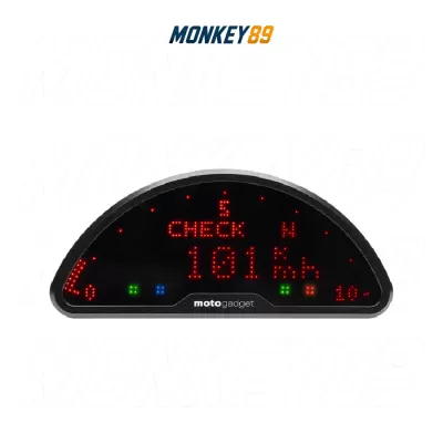 ĐỒNG HỒ ĐIỆN TỬ MOTOGADGET MOTOSCOPE PRO UNIVERSAL SIÊU MỎNG KÍNH LED CHÍNH HÃNG ĐỨC