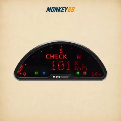 Đồng hồ điện tử motogadget motoscope pro universal siêu mỏng kính led chính hãng đức