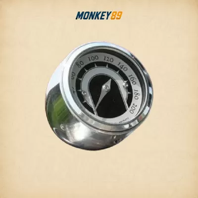 Đồng hồ motogadget motoscope tiny speedster viền chrome bóng 49mm chính hãng đức