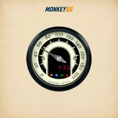 Đồng hồ motogadget motoscope tiny speedster màu đen 49mm chính hãng đức