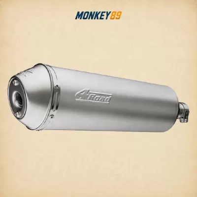 Pô leovince 4road honda sh 350i (2022-2024) bề mặt xước phay mờ full system chính hãng ý