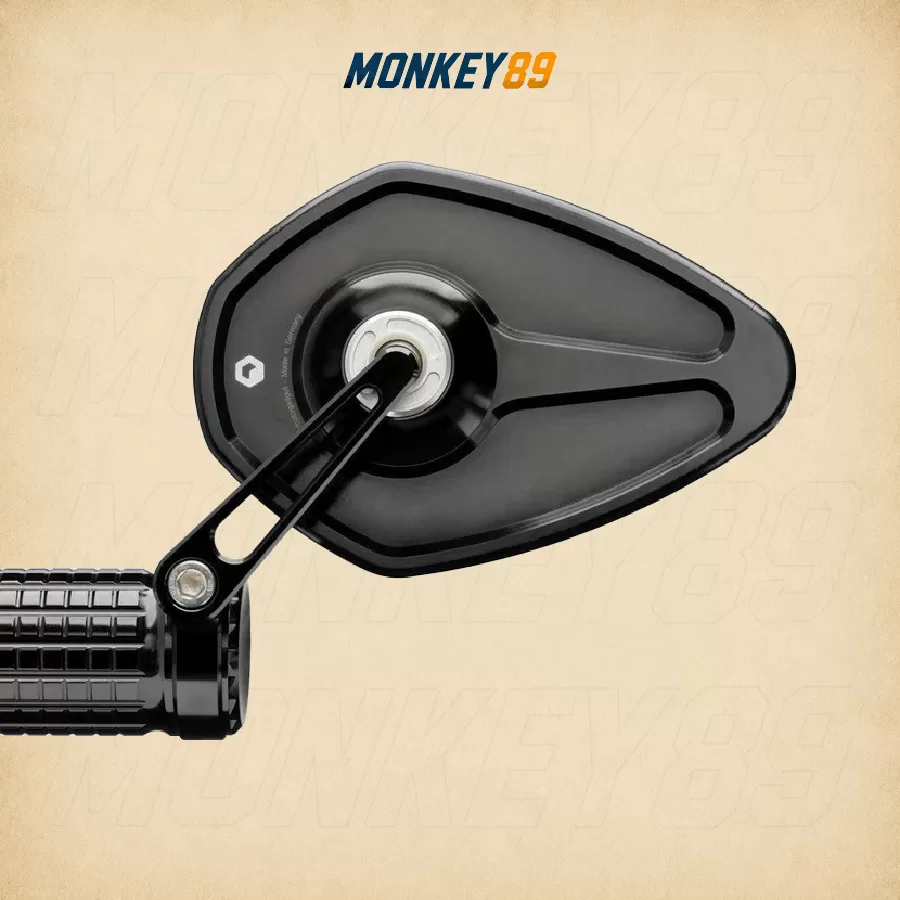 MOTOGADGET MO.VIEW SPORT 60 BAR END MIRROR (PART #7004050) | ECE CERTIFIED GLASSLESS ALUMINUM DESIGN