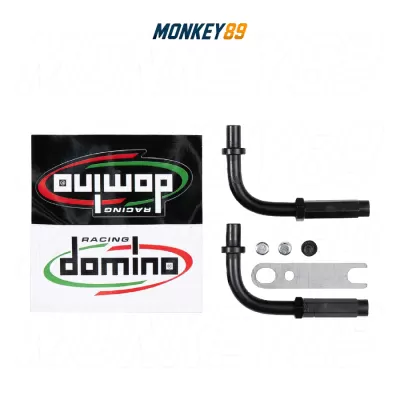 BỘ ỐNG CO GA DOMINO XM2 BẰNG THÉP PHỤ KIỆN TÙY CHỈNH DÂY GA CHÍNH HÃNG Ý