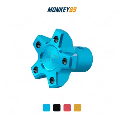 NÚM CHỈNH CỰ LY KOHKEN MÀU XANH DƯƠNG CHO CÙM BREMBO XR/PR - PHỤ KIỆN NHÔM CNC CHÍNH HÃNG NHẬT BẢN