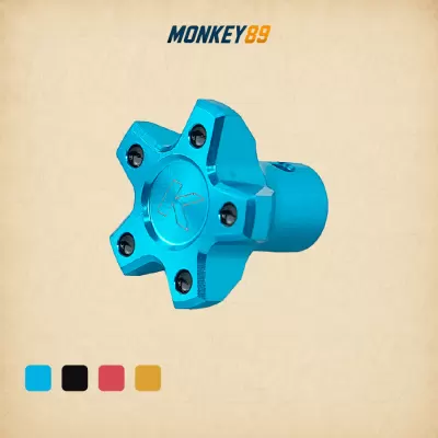Núm chỉnh cự ly kohken màu xanh dương cho cùm brembo xr/pr - phụ kiện nhôm cnc chính hãng nhật bản