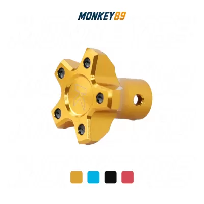 NÚM CHỈNH CỰ LY KOHKEN MÀU VÀNG CHO CÙM BREMBO XR/PR - PHỤ KIỆN NHÔM CNC CHÍNH HÃNG NHẬT BẢN