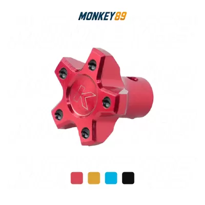 NÚM CHỈNH CỰ LY KOHKEN MÀU ĐỎ CHO CÙM BREMBO XR/PR - PHỤ KIỆN NHÔM CNC CHÍNH HÃNG NHẬT BẢN