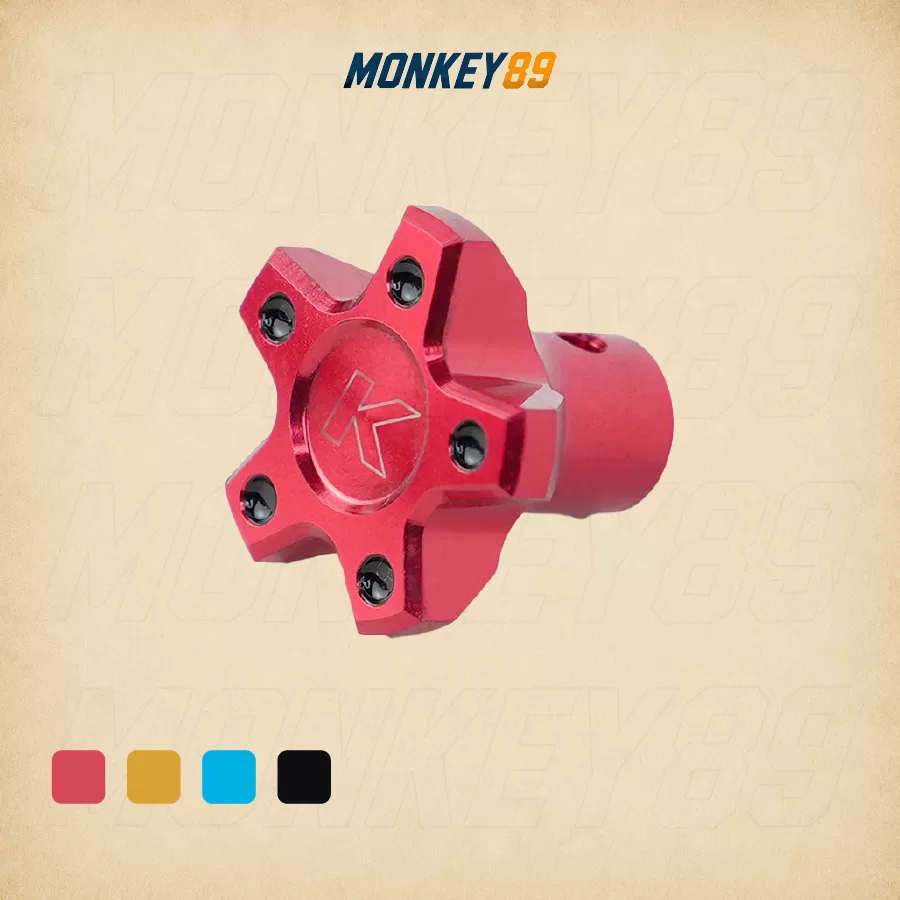 NÚM CHỈNH CỰ LY KOHKEN MÀU ĐỎ CHO CÙM BREMBO XR/PR - PHỤ KIỆN NHÔM CNC CHÍNH HÃNG NHẬT BẢN