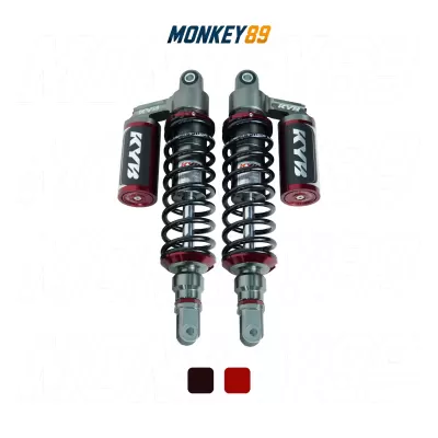 GENUINE KYB BLACK (350MM + 10MM) REAR SHOCKS FOR YAMAHA XMAX 300 K-ALPHA JAPANESE TECHNOLOGY