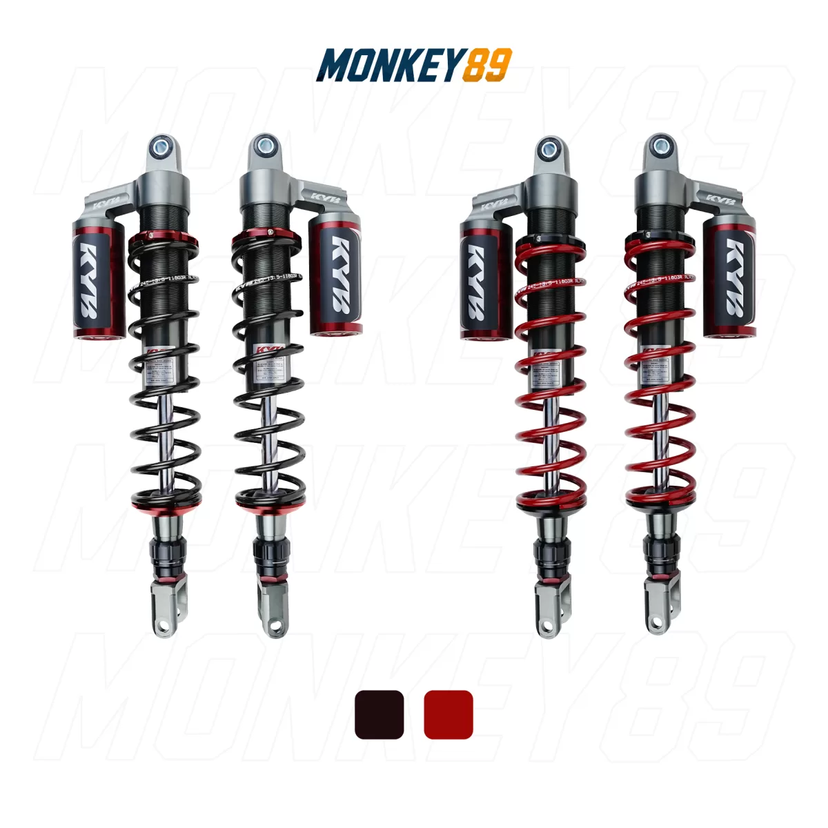 PHUỘC SAU KYB ĐEN (440mm+10mm)HONDA ADV350 K-ELITE CHÍNH HÃNG CÔNG NGHỆ NHẬT BẢN - ảnh 6