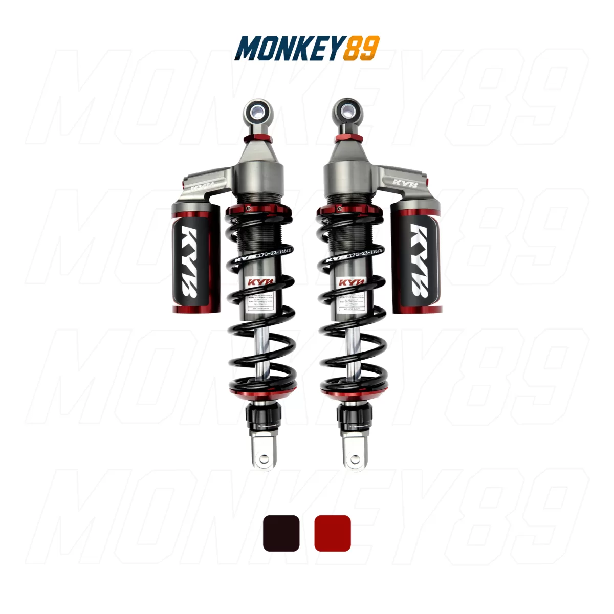 PHUỘC SAU KYB ĐEN (335MM+10MM) HONDA AIRBLADE 160 / YAMAHA NMAX 155 K-ELITE CHÍNH HÃNG NHẬT BẢN - ảnh 2