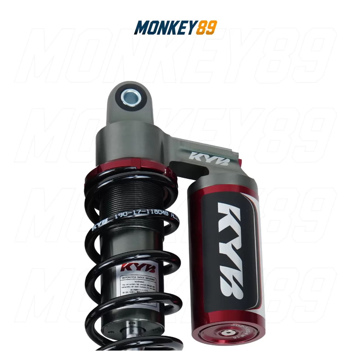 PHUỘC SAU KYB ĐEN (330MM+10MM) HONDA MONKEY / WAVE / FUTURE 125I K-ELITE CHÍNH HÃNG NHẬT BẢN - ảnh 4