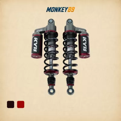 Phuộc sau kyb đen (330mm+10mm) honda monkey / wave / future 125i k-elite chính hãng nhật bản