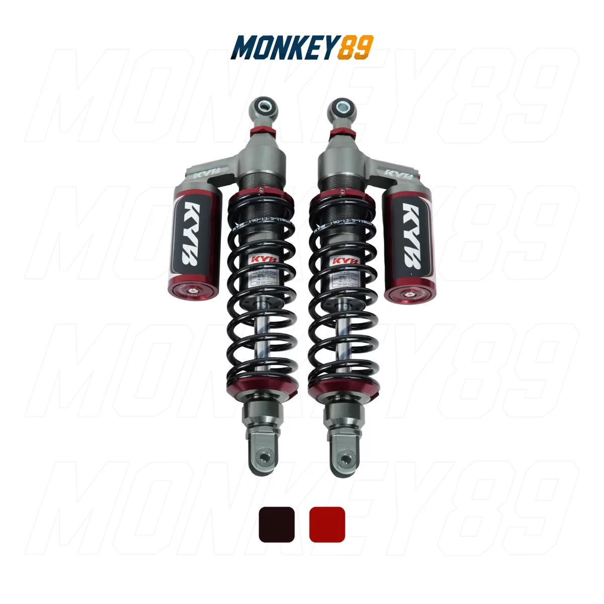 PHUỘC SAU KYB ĐEN (365MM+10MM) HONDA SH150/160 VN / PCX 160 / DATBIKE QUANTUM S K-ALPHA CHÍNH HÃNG NHẬT BẢN - ảnh 2