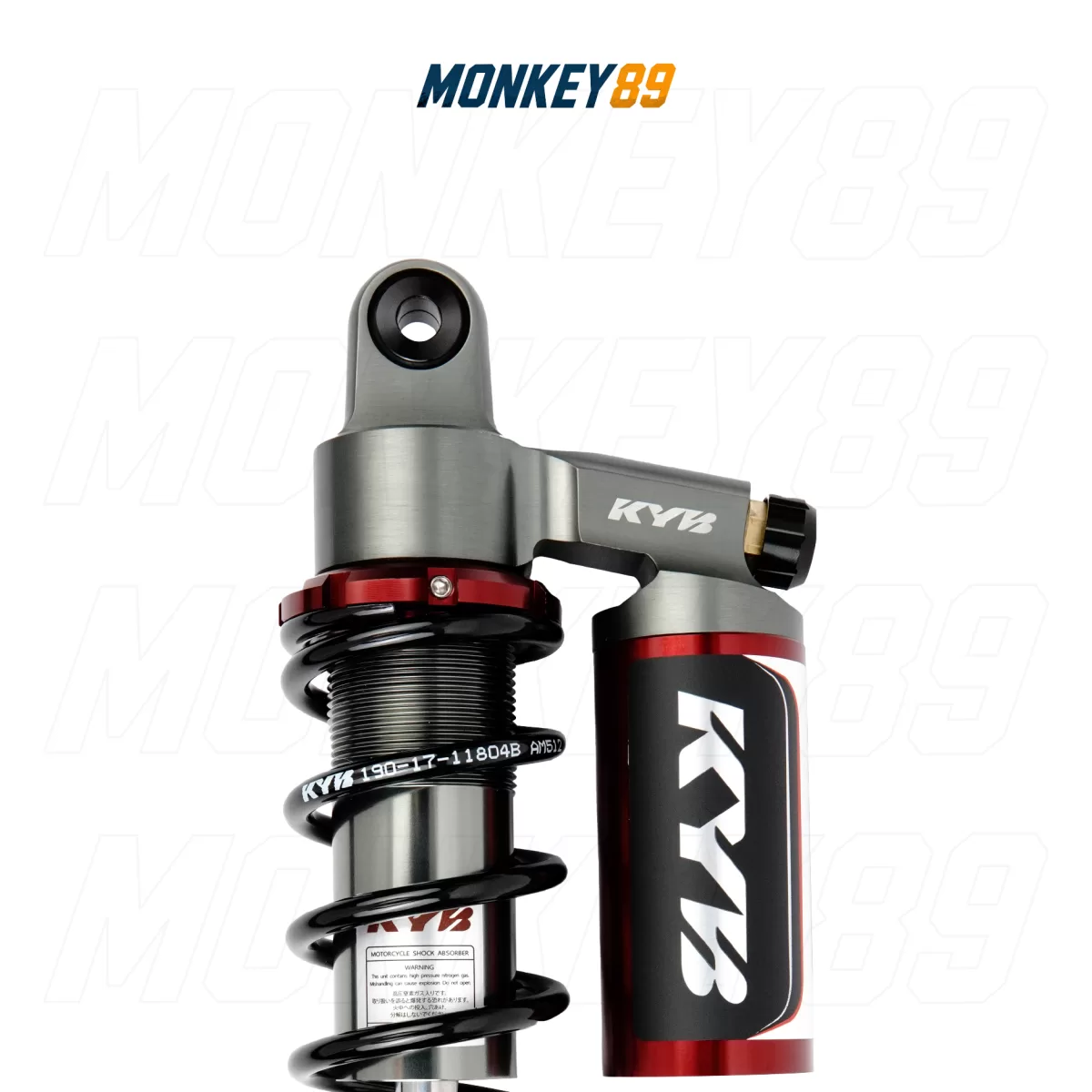 PHUỘC SAU KYB ĐEN (330MM+10MM) HONDA MONKEY / WAVE / FUTURE 125I K-ULTIMATE - CÔNG NGHỆ NHẬT BẢN CHÍNH HÃNG - ảnh 4