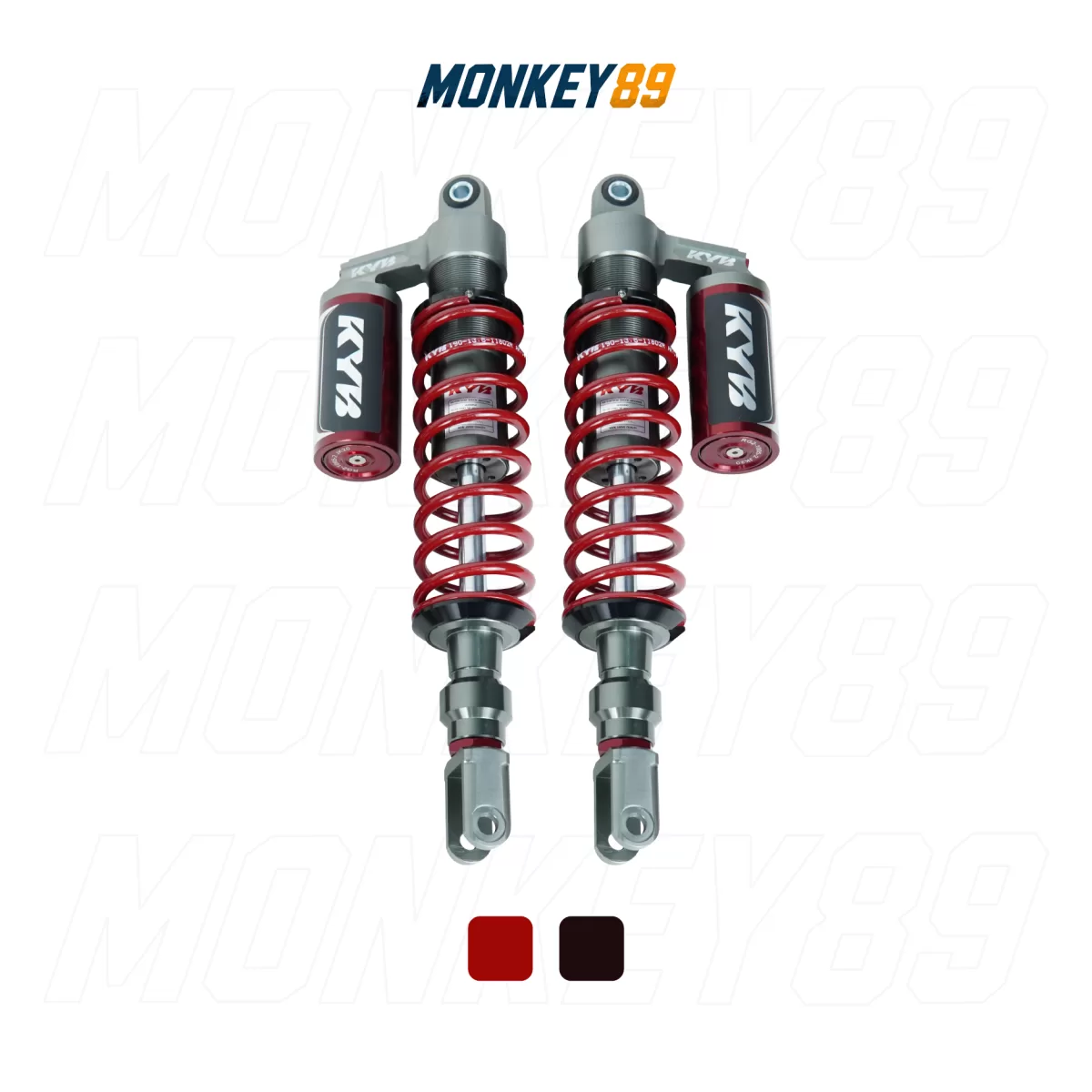 PHUỘC SAU KYB ĐỎ (390MM + 10MM) HONDA SH300 / SH350 / YAMAHA FORZA 300 K-ALPHA CHÍNH HÃNG NHẬT BẢN (Copy) - ảnh 2