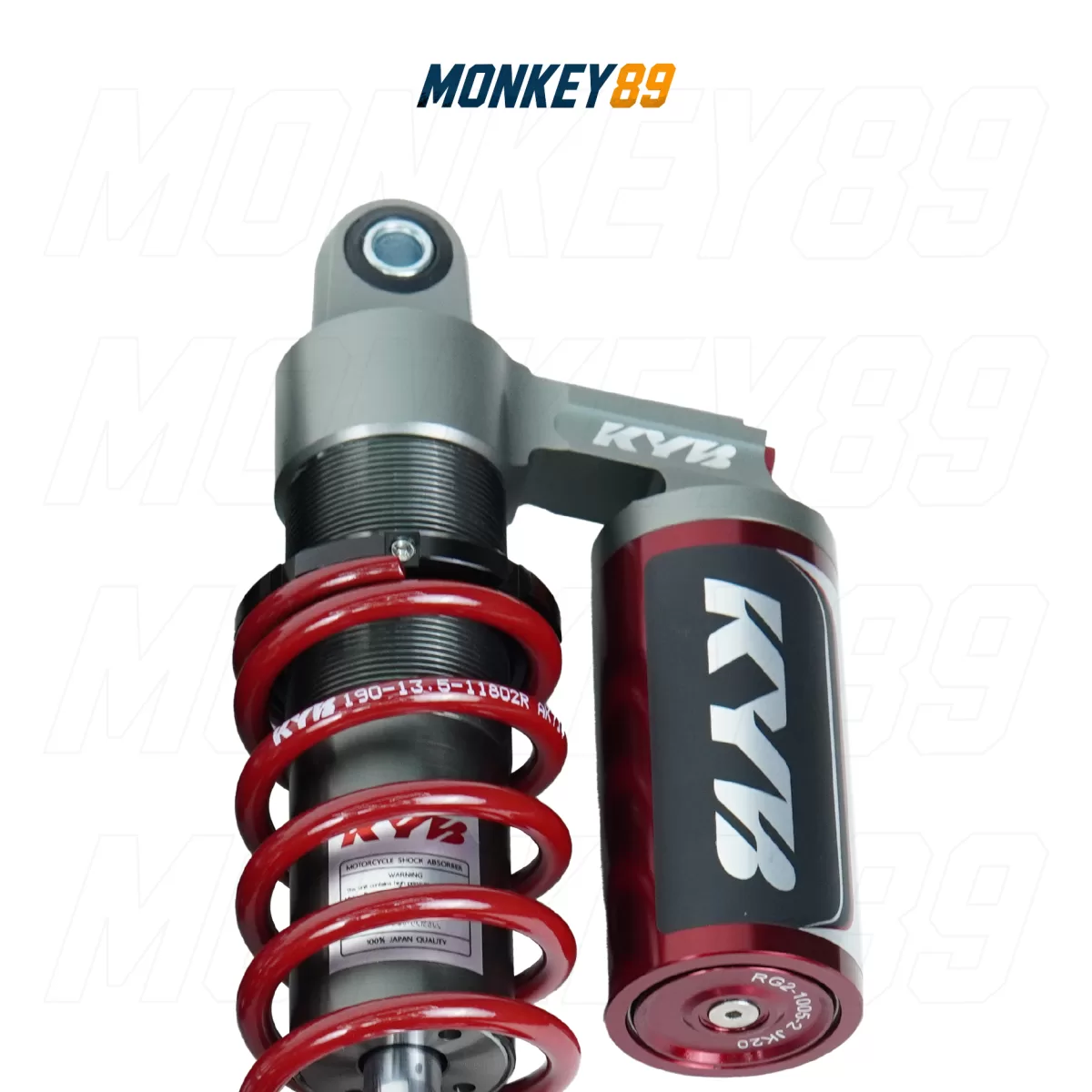 PHUỘC SAU KYB ĐỎ (390MM + 10MM) HONDA SH300 / SH350 / YAMAHA FORZA 300 K-ALPHA CHÍNH HÃNG NHẬT BẢN (Copy) - ảnh 4