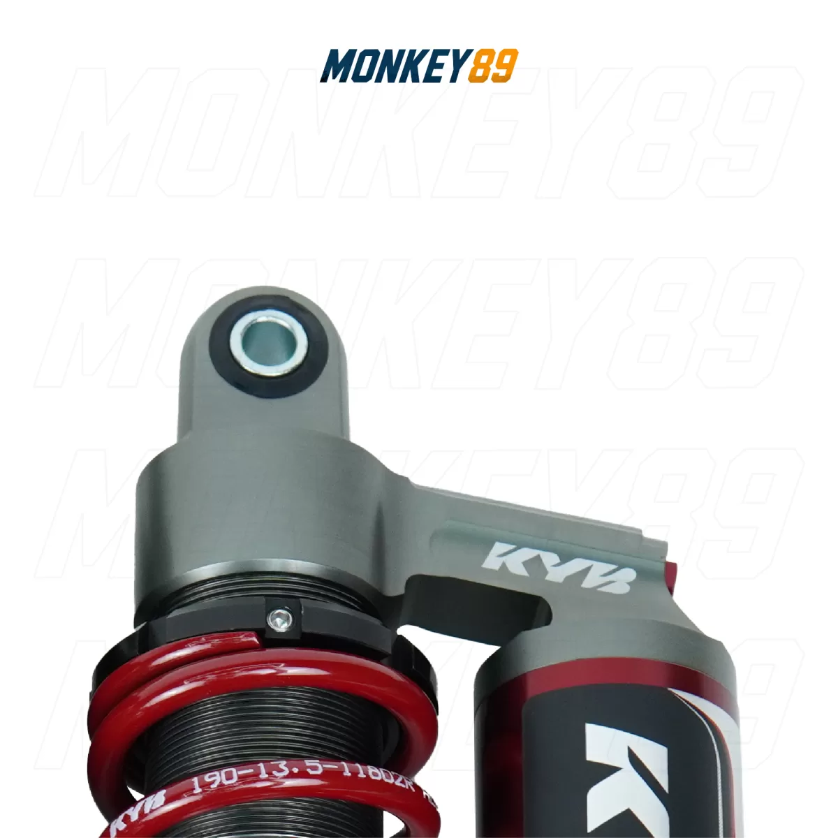 GENUINE KYB BLACK (350MM + 10MM) REAR SHOCKS FOR YAMAHA XMAX 300 K-ALPHA JAPANESE TECHNOLOGY (Copy) - photo 1