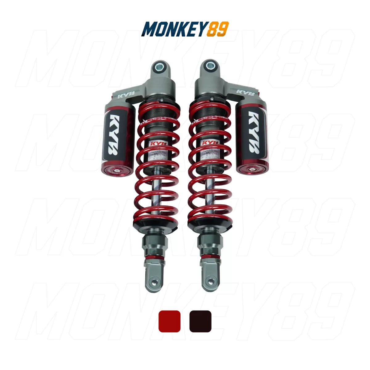 GENUINE KYB BLACK (350MM + 10MM) REAR SHOCKS FOR YAMAHA XMAX 300 K-ALPHA JAPANESE TECHNOLOGY (Copy) - photo 2