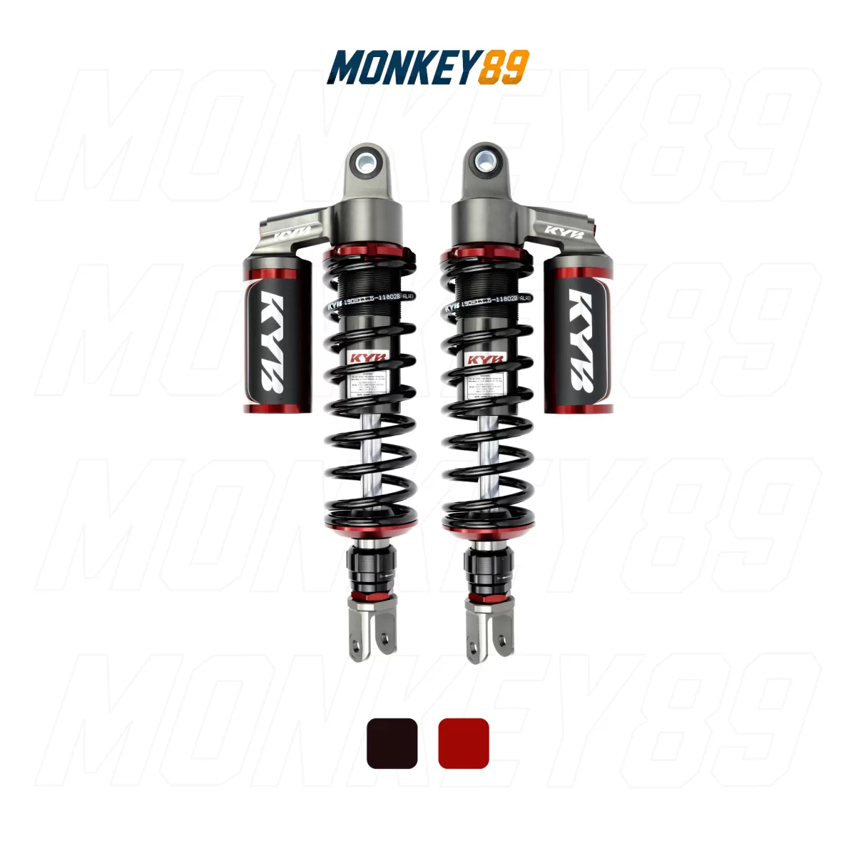 PHUỘC SAU KYB ĐỎ (440mm+10mm) HONDA ADV350 K-ELITE CHÍNH HÃNG CÔNG NGHỆ NHẬT BẢN (Copy) - ảnh 2