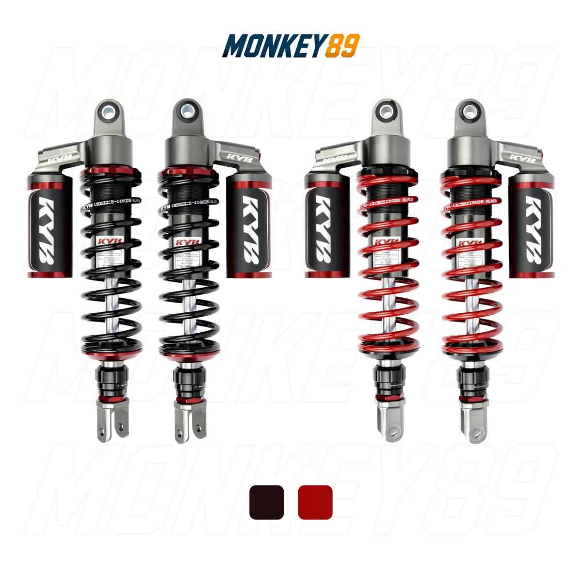 PHUỘC SAU KYB ĐỎ (440mm+10mm) HONDA ADV350 K-ELITE CHÍNH HÃNG CÔNG NGHỆ NHẬT BẢN (Copy) - ảnh 6