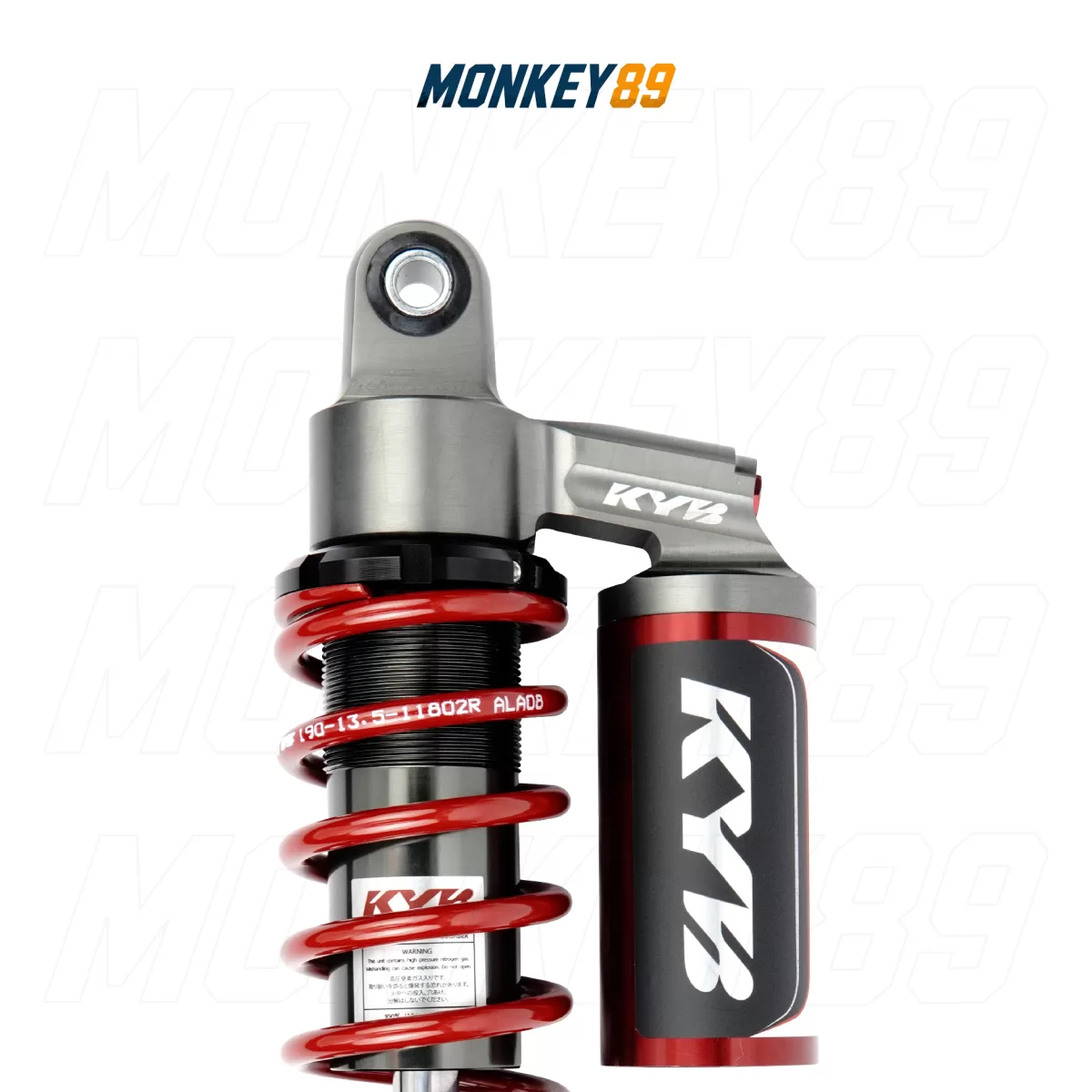 PHUỘC SAU KYB ĐỎ (330MM+10MM) HONDA AIRBLADE 150 / YAMAHA XMAX 300 K-ELITE ĐEN CHÍNH HÃNG NHẬT BẢN - ảnh 4