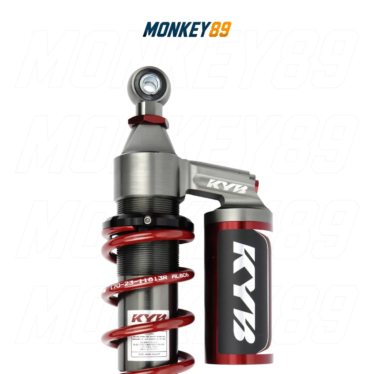 PHUỘC SAU KYB ĐỎ (335MM+10MM) HONDA AIRBLADE 160 / YAMAHA NMAX 155 K-ELITE CHÍNH HÃNG NHẬT BẢN - ảnh 4