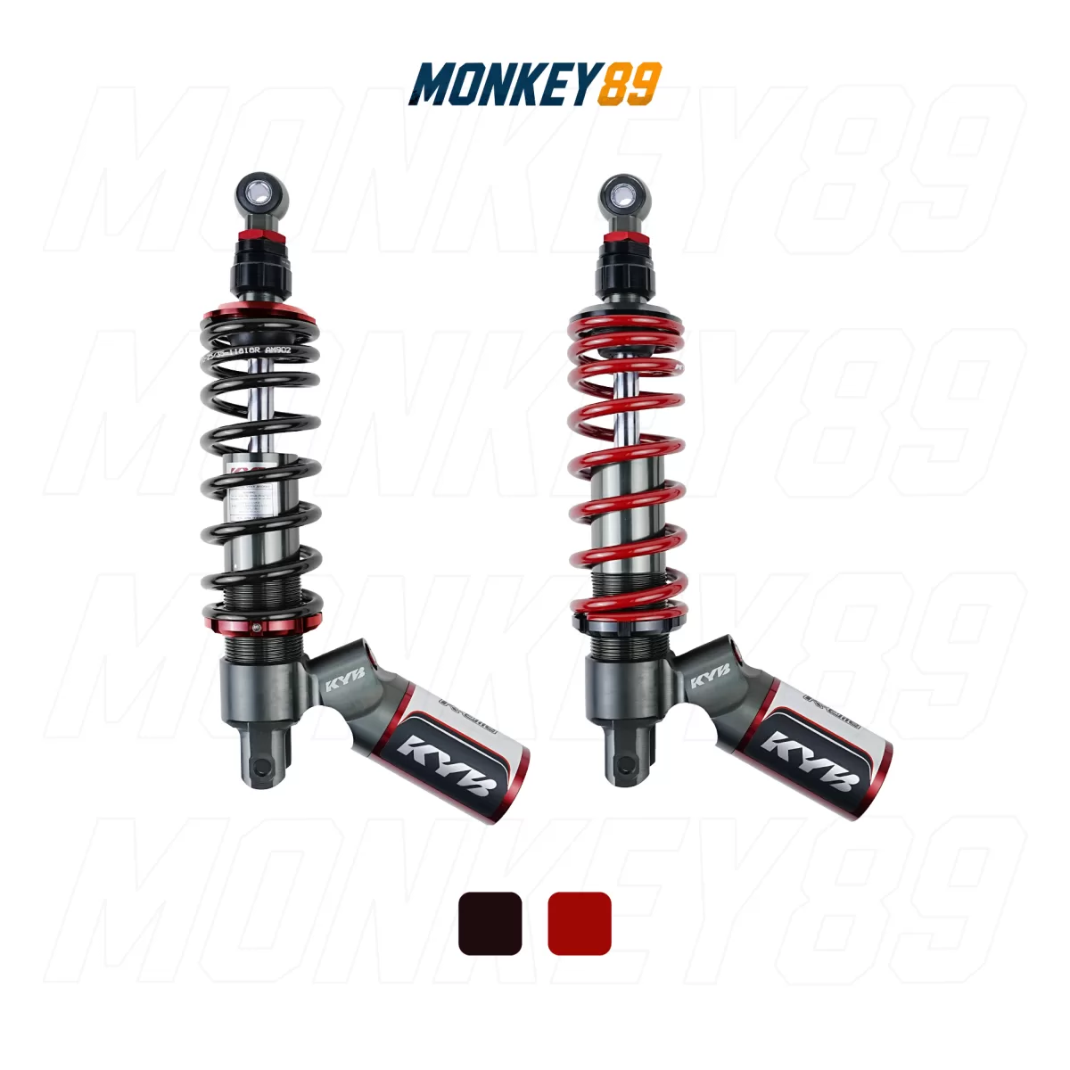 PHUỘC SAU KYB ĐỎ (320MM+10MM) HONDA GIORNO K-ELITE CHÍNH HÃNG NHẬT BẢN - ảnh 3