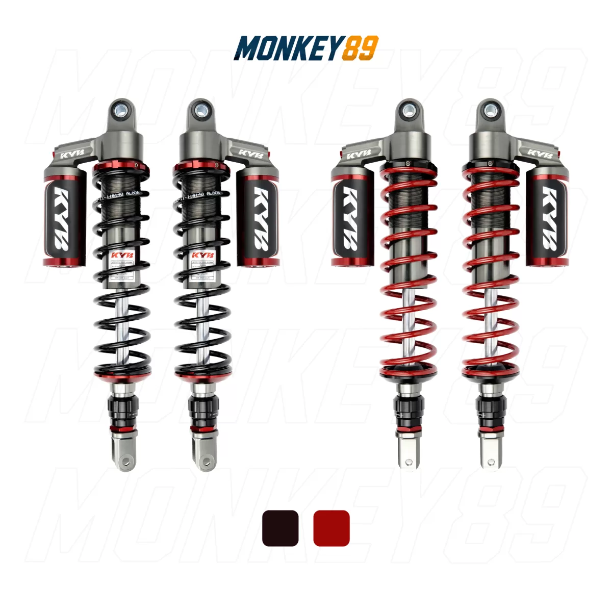 PHUỘC SAU KYB ĐỎ (390MM+10MM) HONDA ADV 160 K-ELITE CHÍNH HÃNG NHẬT BẢN - ảnh 6