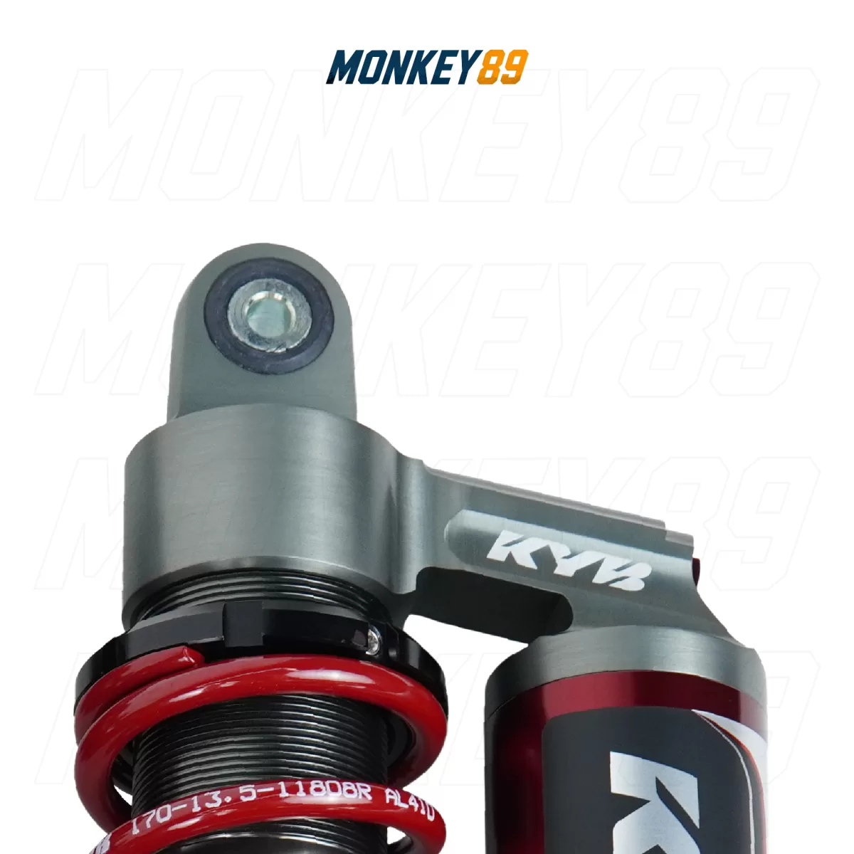 PHUỘC SAU KYB ĐỎ (305MM+10MM) HONDA SH150 ITALIA / YAMAHA NVX 155 K-ELITE CHÍNH HÃNG NHẬT BẢN - ảnh 1