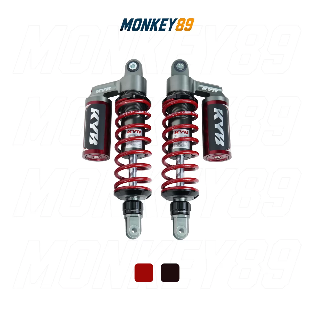 PHUỘC SAU KYB ĐỎ (305MM+10MM) HONDA SH150 ITALIA / YAMAHA NVX 155 K-ELITE CHÍNH HÃNG NHẬT BẢN - ảnh 2