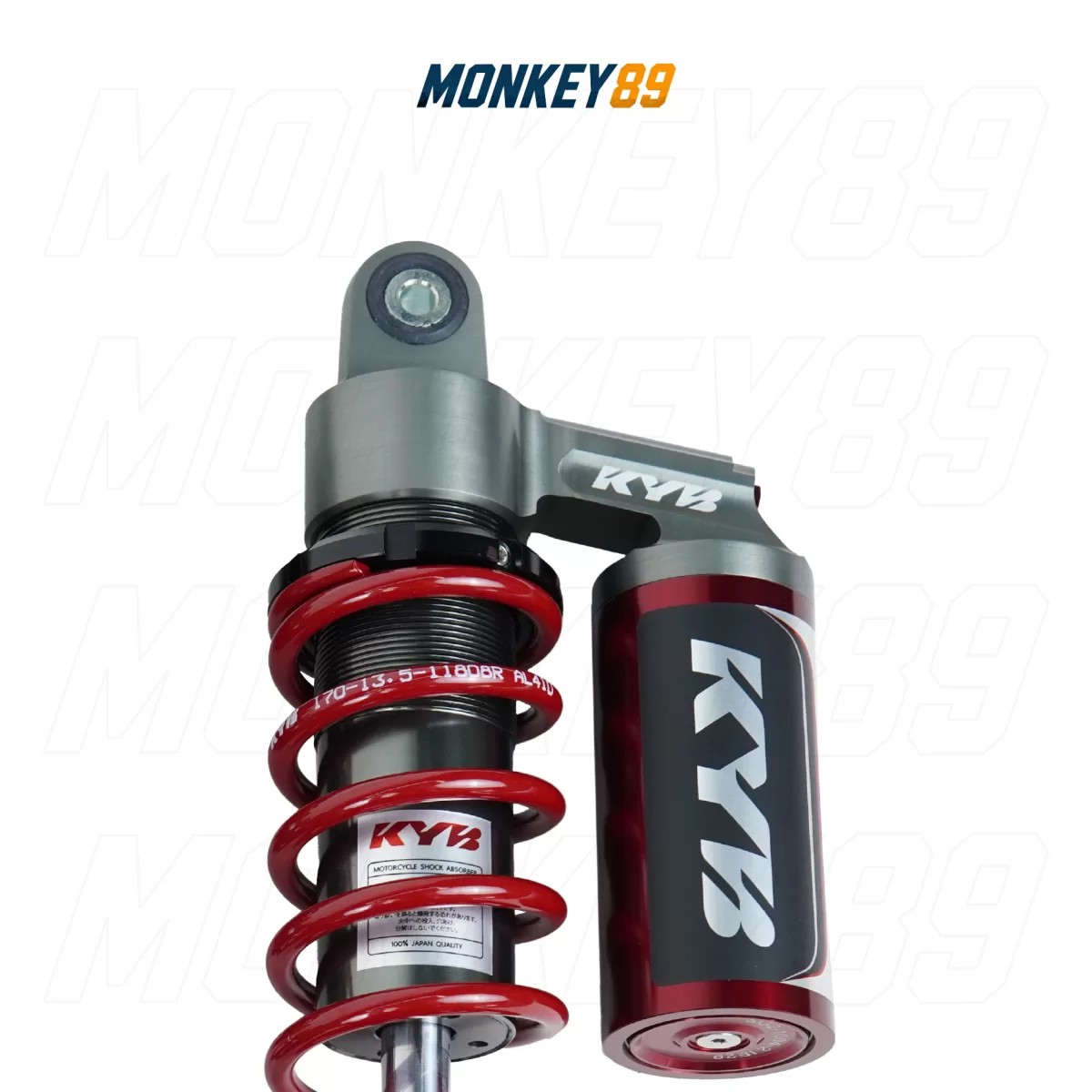 PHUỘC SAU KYB ĐỎ (305MM+10MM) HONDA SH150 ITALIA / YAMAHA NVX 155 K-ELITE CHÍNH HÃNG NHẬT BẢN - ảnh 4