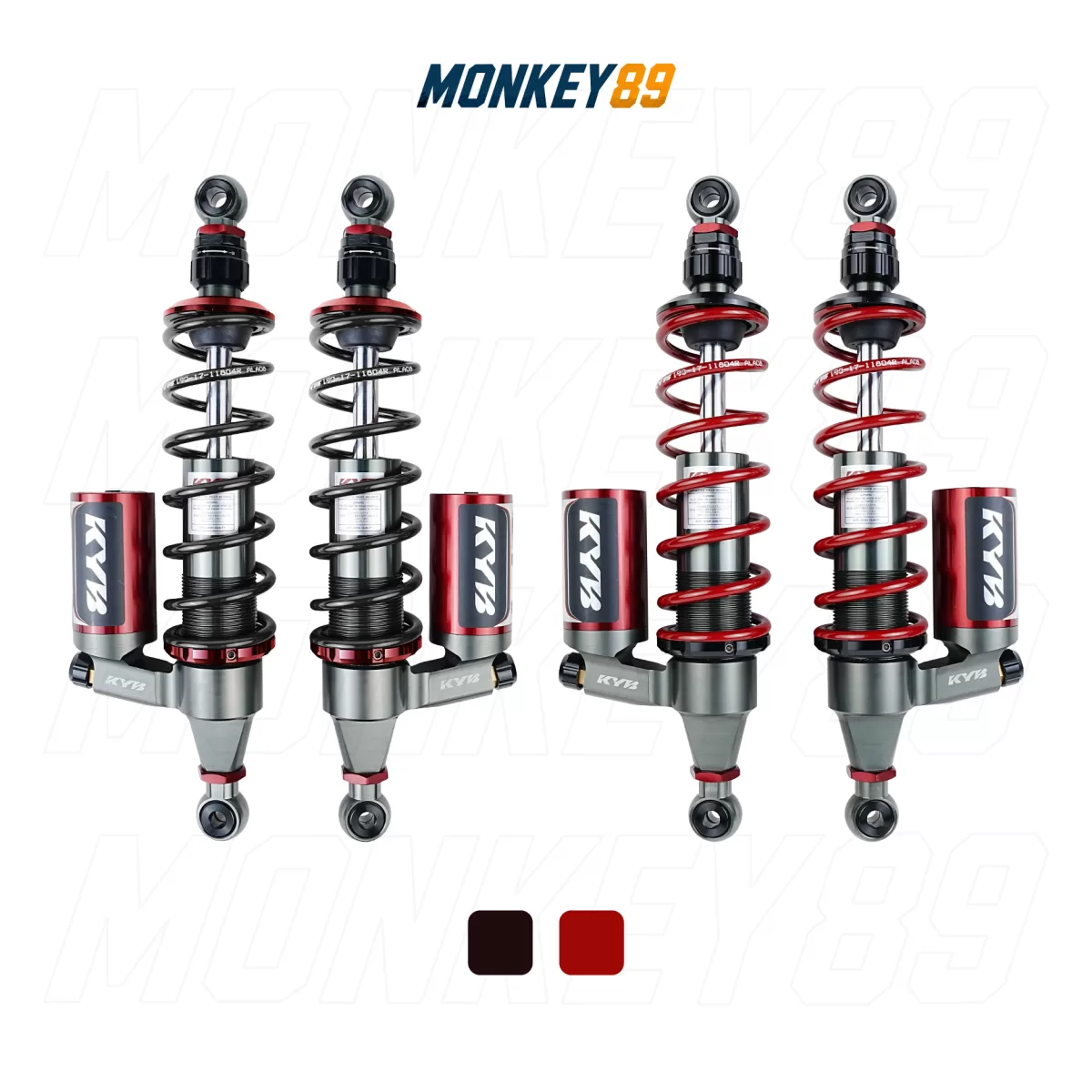 PHUỘC SAU KYB ĐỎ (362MM+10MM) HONDA CT125 K-ULTIMATE CHÍNH HÃNG CÔNG NGHỆ NHẬT BẢN (Copy) - ảnh 6