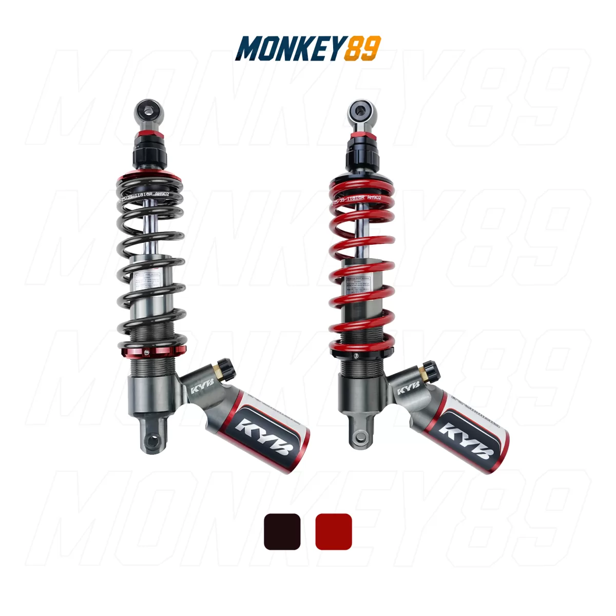 PHUỘC SAU KYB ĐỎ (362MM+10MM) HONDA CT125 K-ULTIMATE CHÍNH HÃNG CÔNG NGHỆ NHẬT BẢN (Copy) - ảnh 3