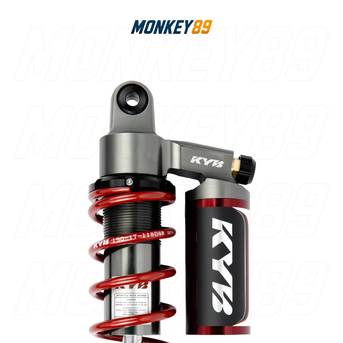 PHUỘC SAU KYB ĐỎ (330MM+10MM) HONDA MONKEY / WAVE / FUTURE 125I K-ULTIMATE - CÔNG NGHỆ NHẬT BẢN CHÍNH HÃNG - ảnh 4