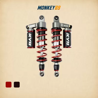 Phuộc sau kyb đỏ (330mm+10mm) honda monkey / wave / future 125i k-ultimate - công nghệ nhật bản chính hãng