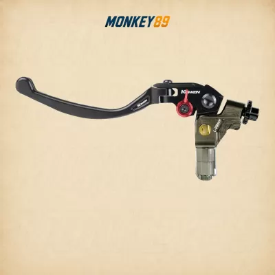 Tay côn cơ kohken avanza tỷ lệ 29mm cốt vàng nút đỏ tương thích tay brembo corsa corta - lever dài