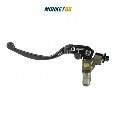 TAY CÔN CƠ KOHKEN AVANZA TỶ LỆ 29MM CỐT VÀNG NÚT ĐEN TƯƠNG THÍCH TAY BREMBO CORSA CORTA - LEVER DÀI