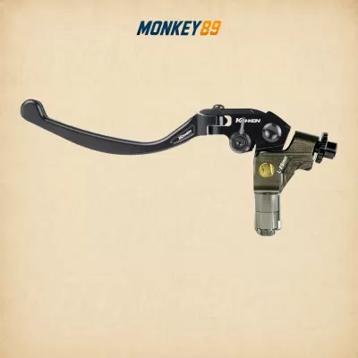 Tay côn cơ kohken avanza tỷ lệ 29mm cốt vàng nút đen tương thích tay brembo corsa corta - lever dài